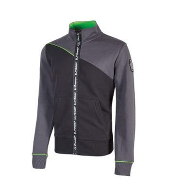 Felpa U POWER URANUS con zip lunga idrorepellente